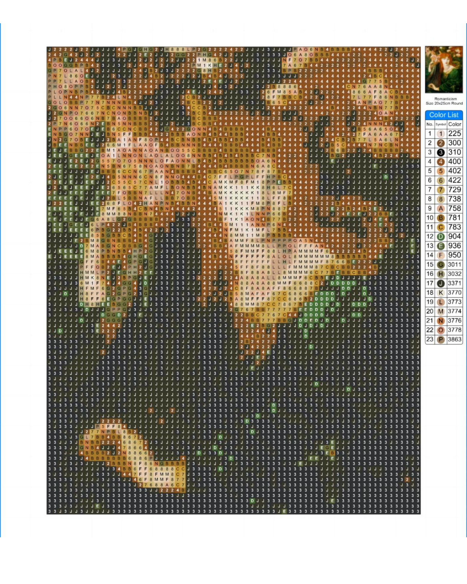 Diamond Paint Kit Romanticism